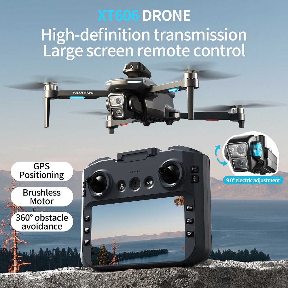 Drone XT606 MAX 3 com Câmera P - Jjrc Drone X12 avaliação e preço